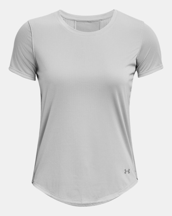 Women's UA Speed Stride 2.0 T-Shirt, Gray, pdpMainDesktop image number 4